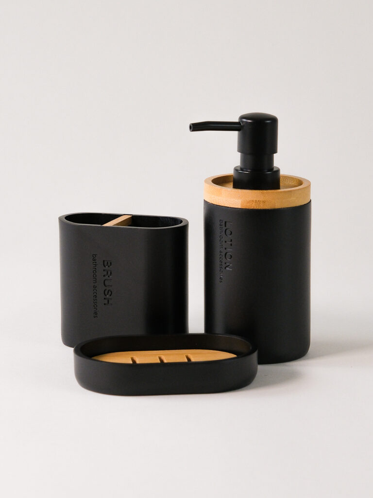 Üçlü Banyo Sabunluk Seti