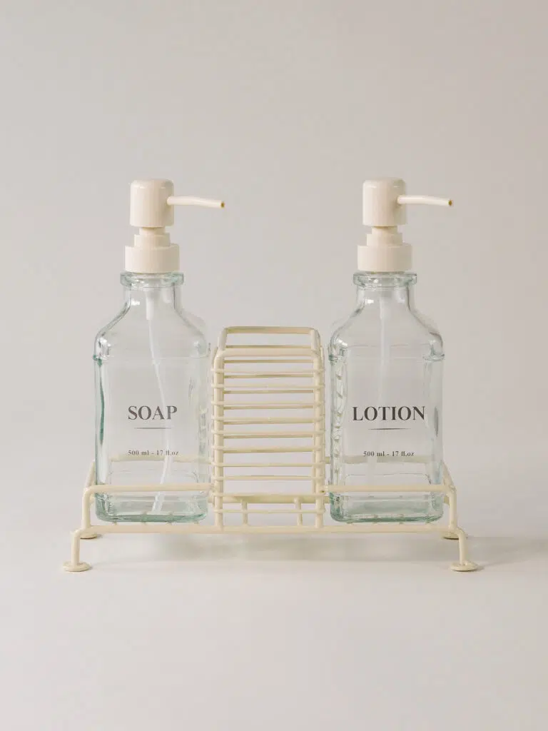 Gustea Standlı ve İkili Sıvı Sabunluk (500 ml)