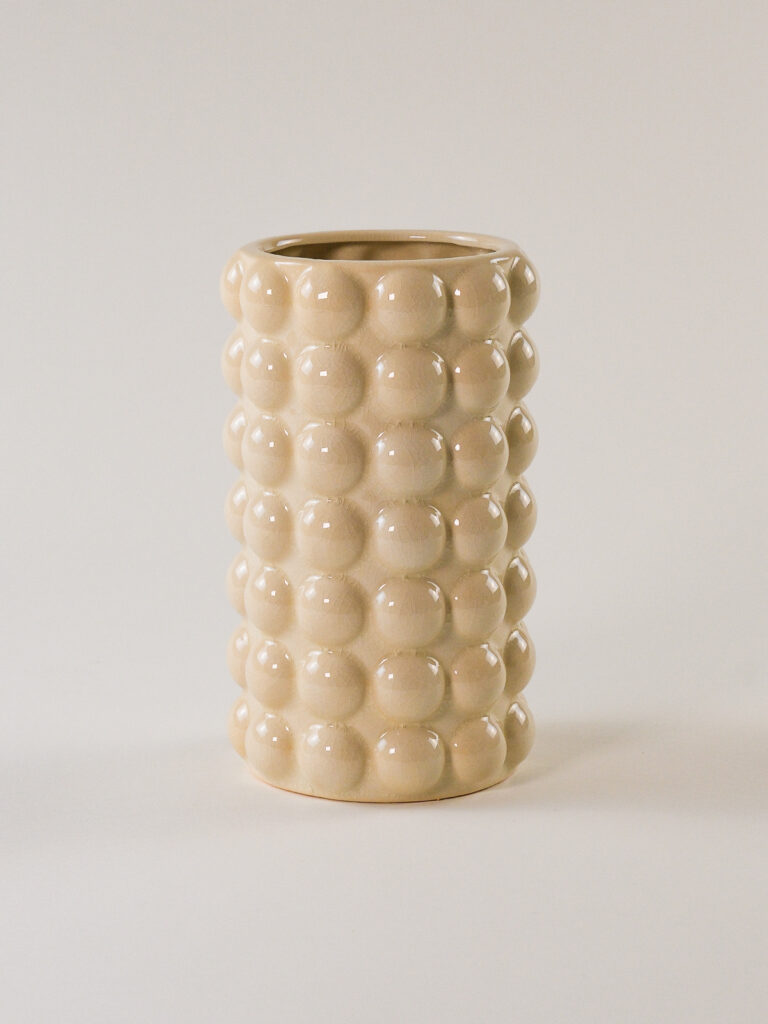 Haven Desenli Seramik Vazo (12 x 22 cm)