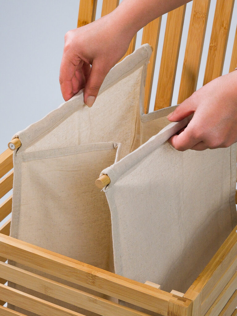 Savora Bambu Çamaşır Sepeti (45 litre)