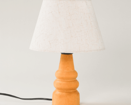 Glowis Ahşap Abajur (22 x 32 cm)