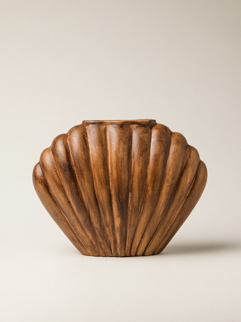 Lorien Kahverengi Vazo (23 x 18 cm)