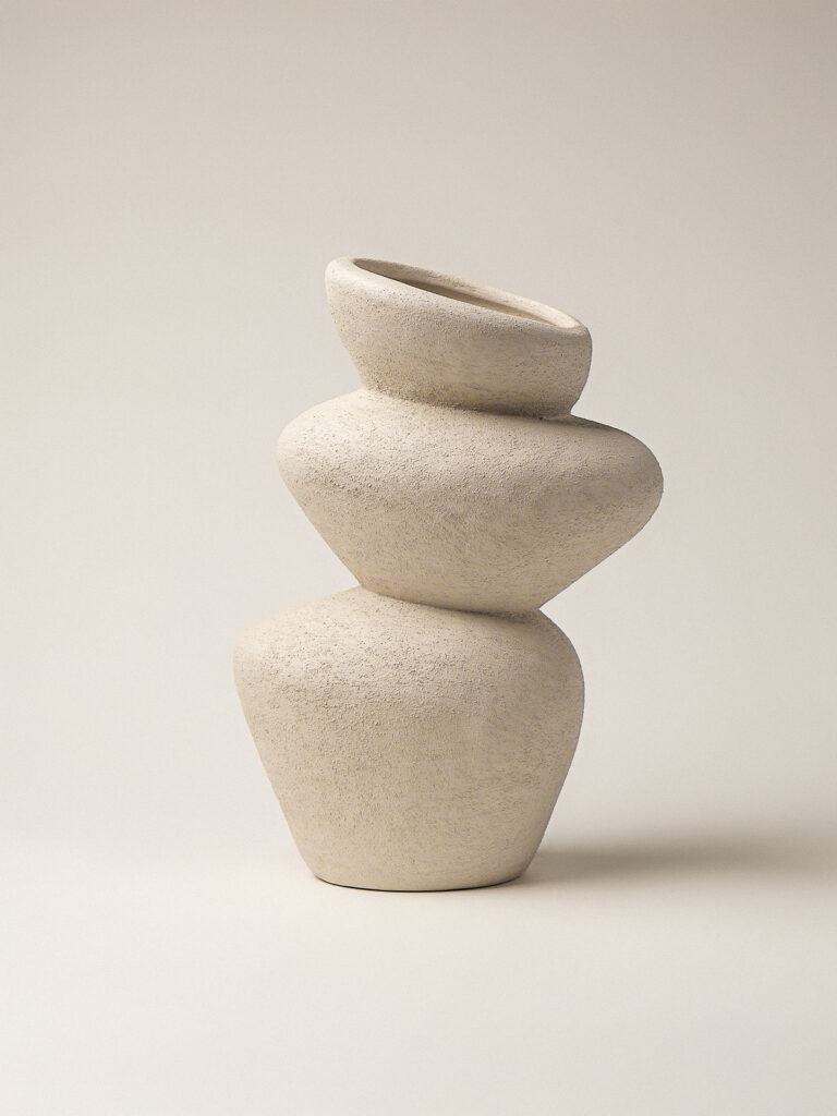 Varnis Dokulu Vazo (23 x 8 cm)