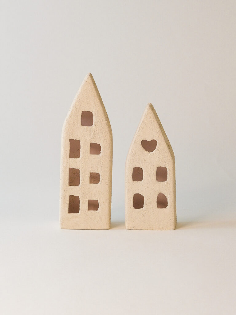 Holz Seramik Dokulu Obje