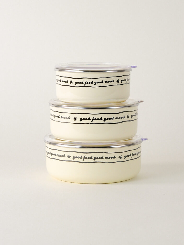 Mood Emaye Saklama Kabı Seti