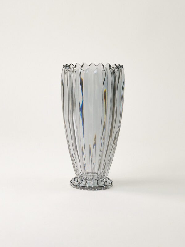 Lysa Sarı Cam Vazo (28 x 13 cm)