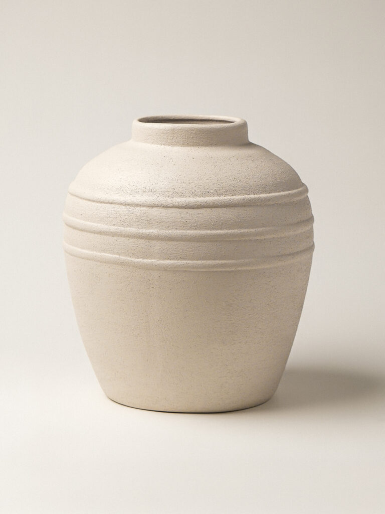 Oblo Dokulu Vazo (22 x 26 cm)