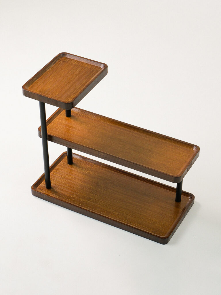 Tolya Ahşap 3 Katlı Sunumluk