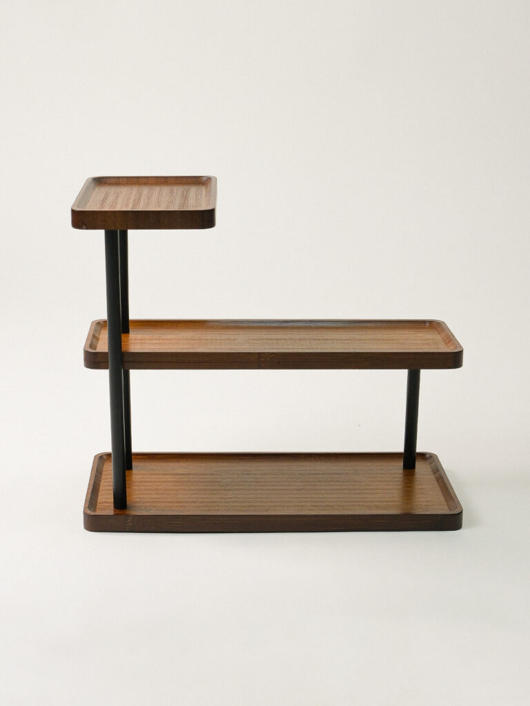 Tolya Ahşap 3 Katlı Sunumluk