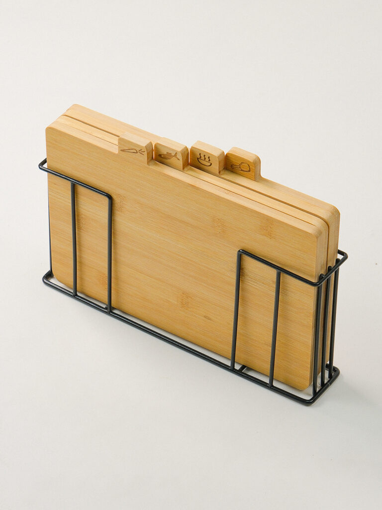 Luar 4’lü Bambu Kesme Tahta Seti