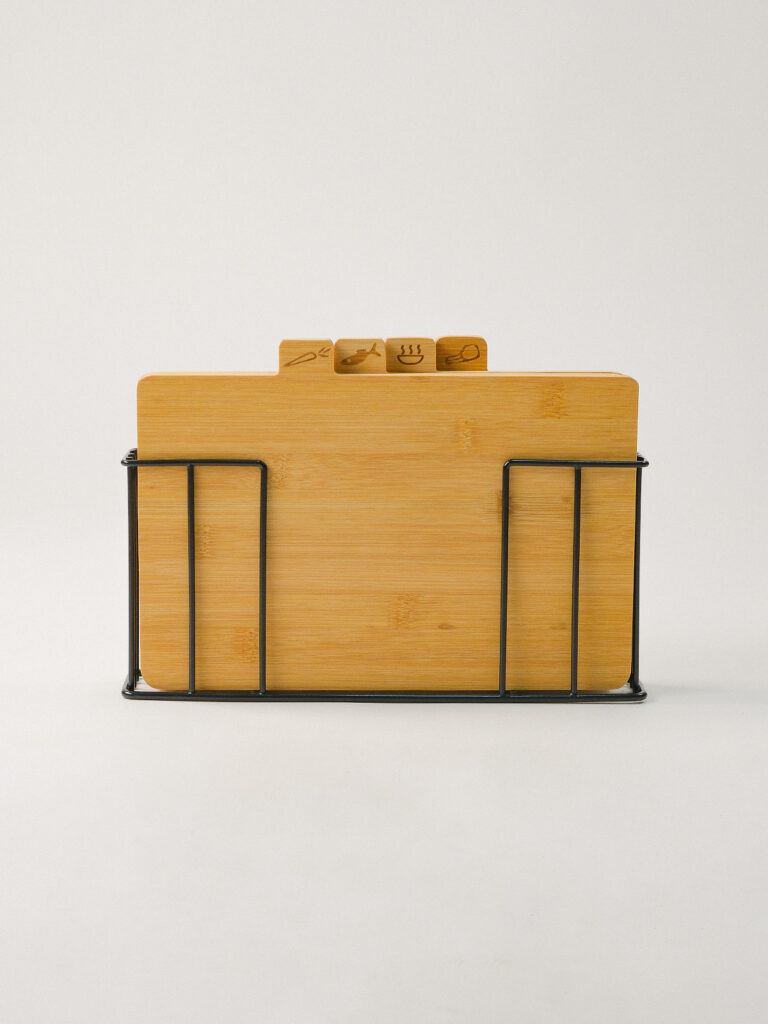 Luar 4’lü Bambu Kesme Tahta Seti