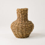 Herme Hasır Vazo | Saksılık (30 CM)