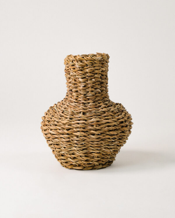 Herme Hasır Vazo | Saksılık (30 CM)