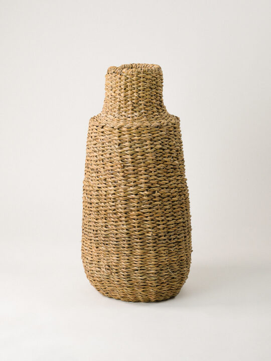Herme Hasır Vazo / Saksılık (60 CM)
