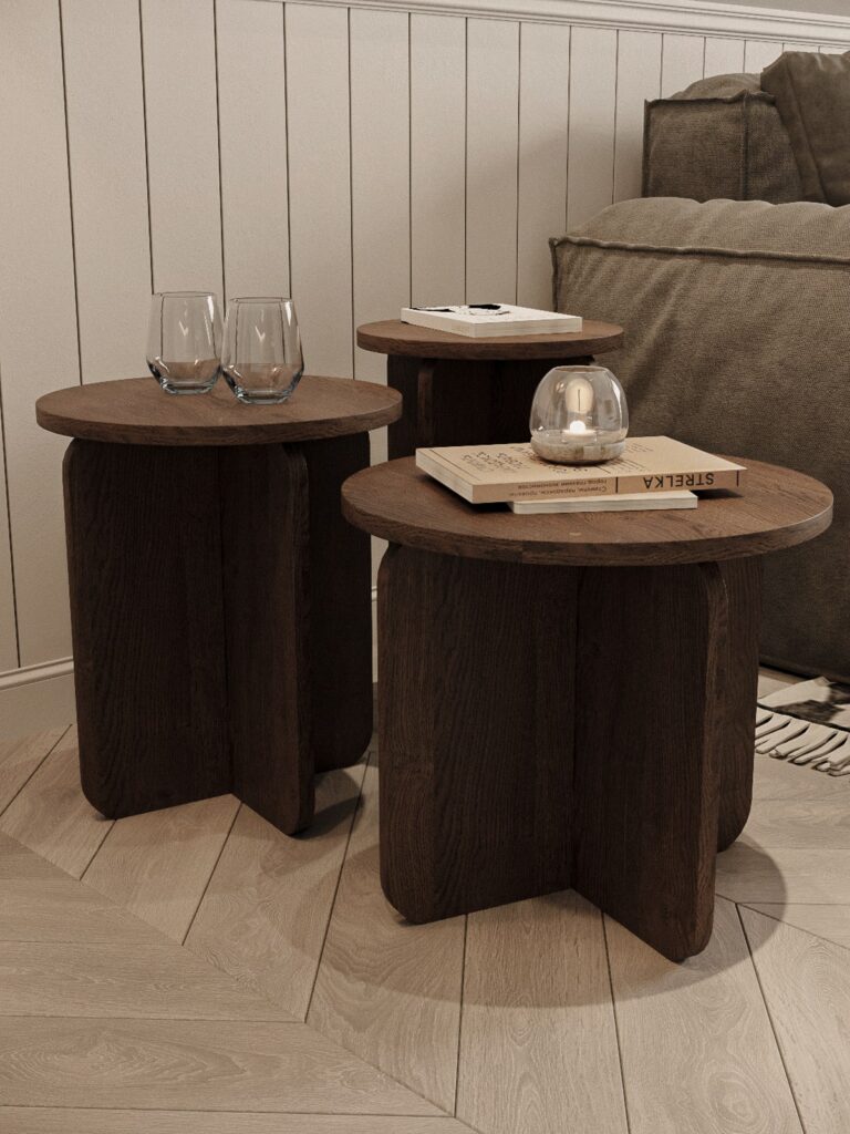 Tirenel 3’lü Zigon Sehpa