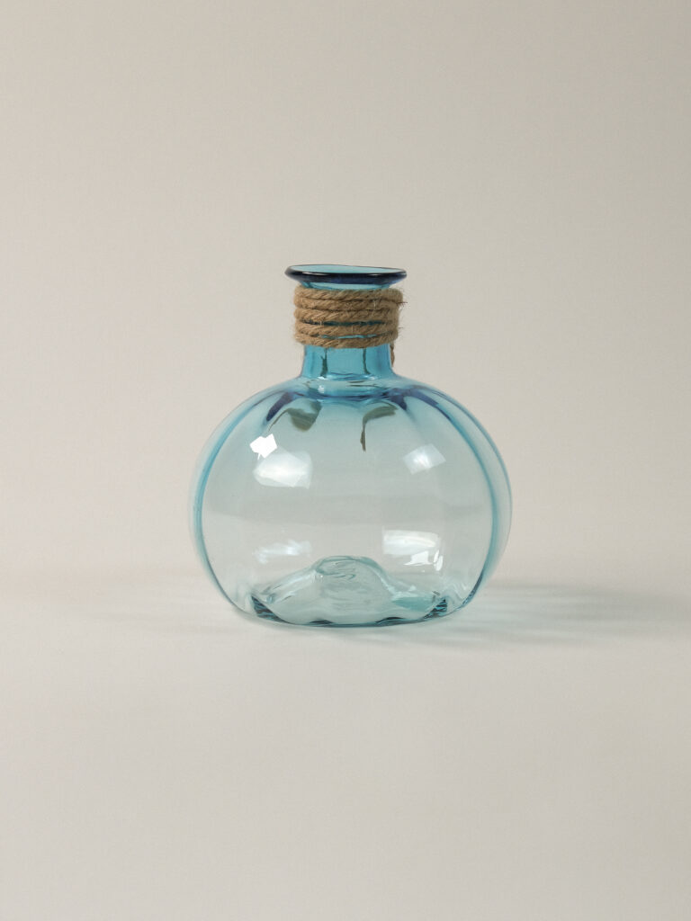 Velu Cam Vazo (15 x 16 cm)