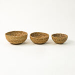 Herme 3'lü Hasır Çerezlik (16 x 7 cm)