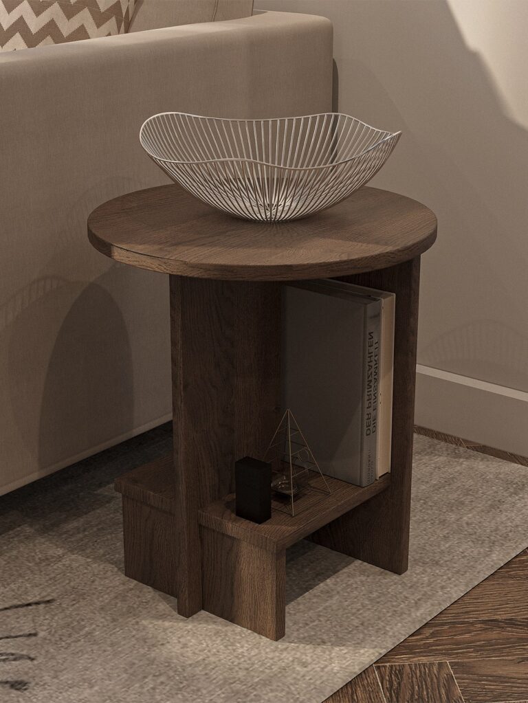 Halven Yan Sehpa (41 x 41x 47 cm)