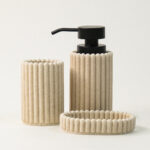 Avila Polyresin 3’lü Sabunluk Seti (500 ml)