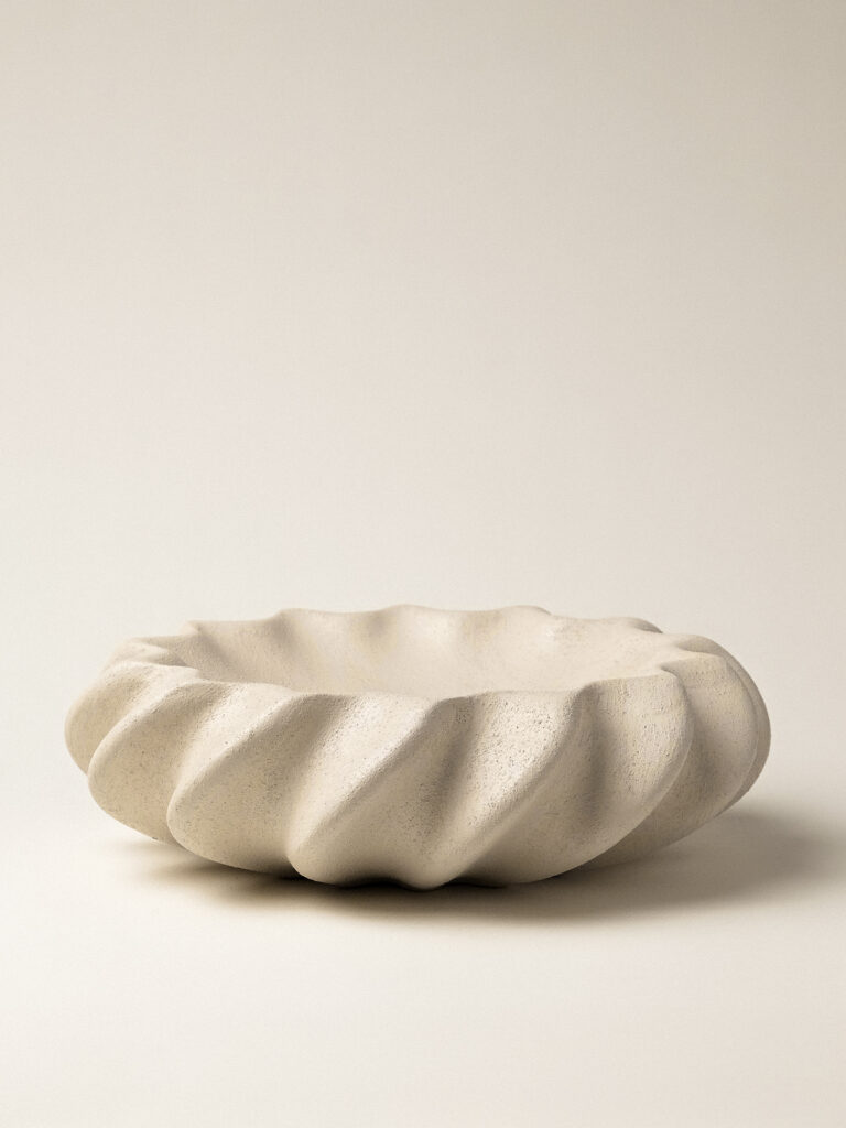 Selge Dokulu Seramik Kase (25 x 6,5 cm)