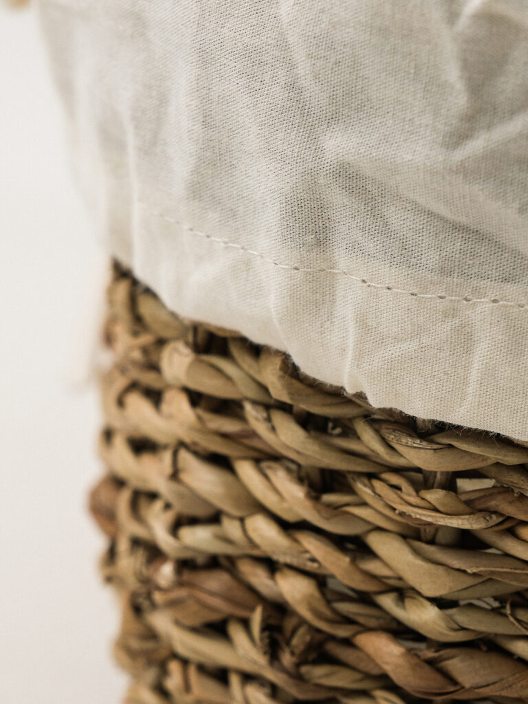 Herme Hasır Oval 3’lü Sepet