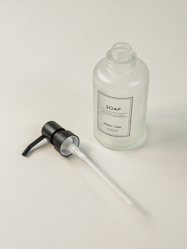 Nordic Buzlu Cam Sıvı Sabunluk
