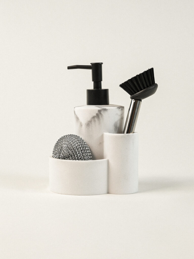 Verra 3 Parça Polyresin Sabunluk Seti (13 x 19 cm)