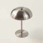 Bélle Gümüş Dokunmatik Abajur (17 x 22 cm)