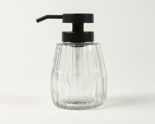 Mora Şeffaf Cam Sıvı Sabunluk (350 ml)