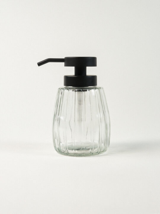 Mora Şeffaf Cam Sıvı Sabunluk (350 ml)
