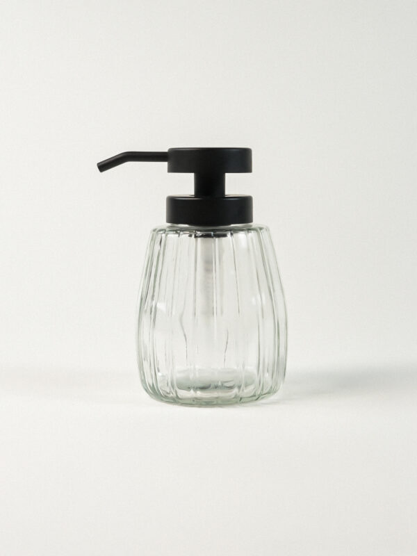 Mora Şeffaf Cam Sıvı Sabunluk (350 ml)