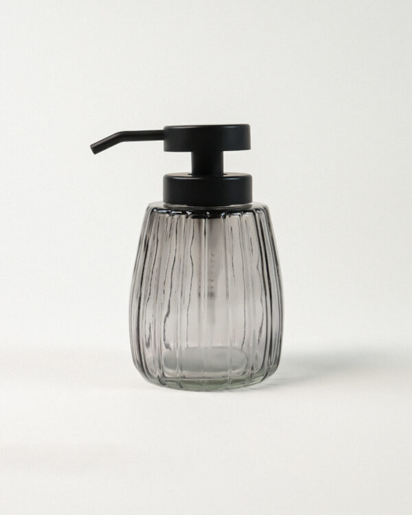 Mora Füme Cam Sıvı Sabunluk (350 ml)