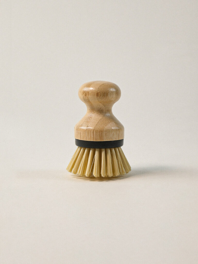 Noiré Kısa Bambu Mutfak Fırçası