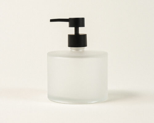 Pietra Buzlu Cam Sıvı Sabunluk (10 x 14 cm)