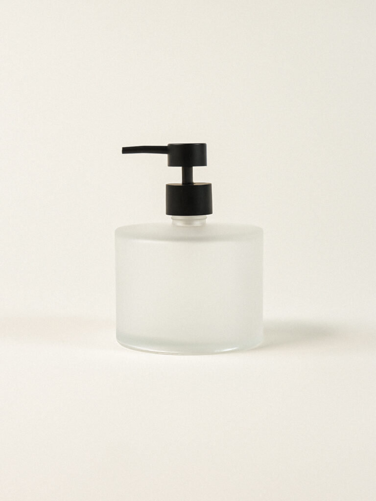 Pietra Buzlu Cam Sıvı Sabunluk (10 x 14 cm)