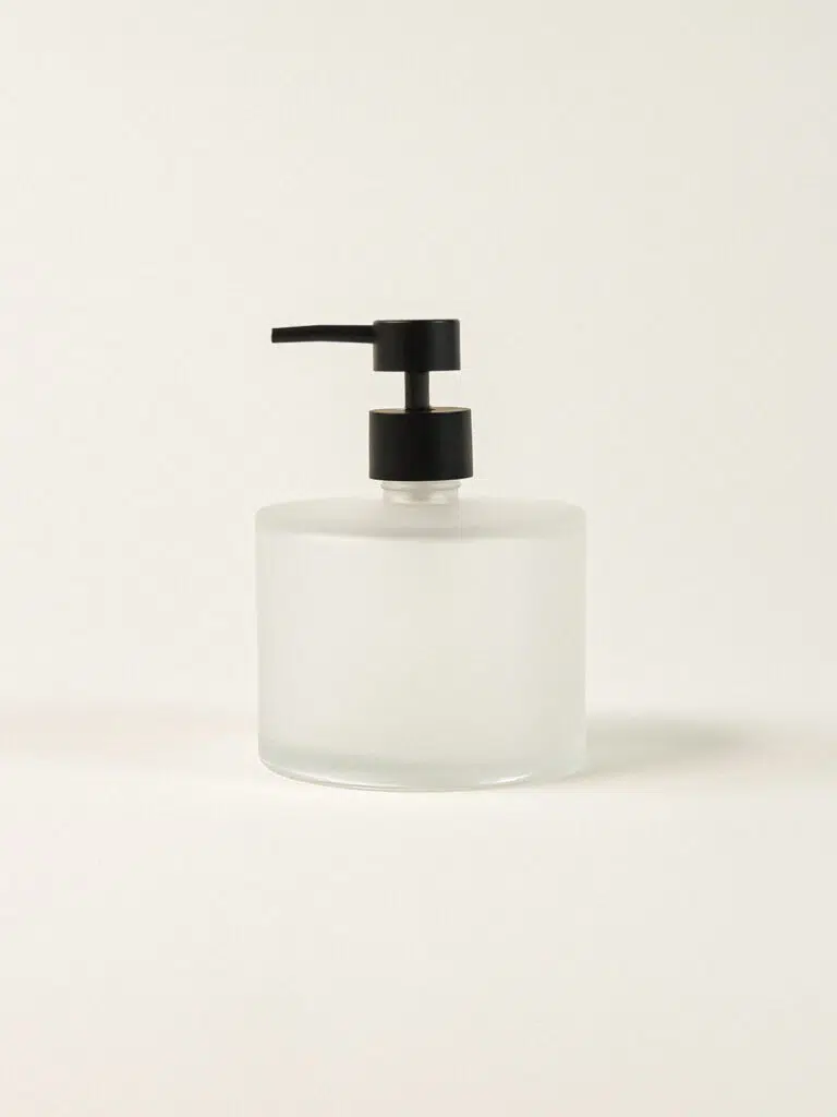 Pietra Buzlu Cam Sıvı Sabunluk (10 x 14 cm)