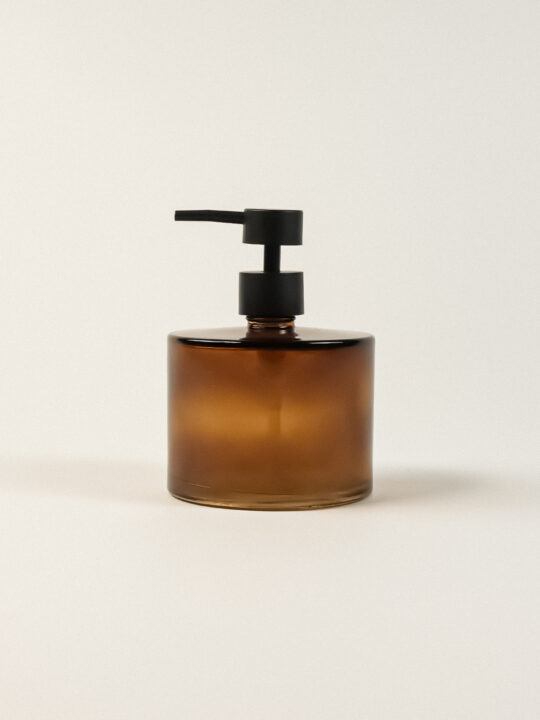 Pietra Amber Cam Sıvı Sabunluk (10 x 14 cm)