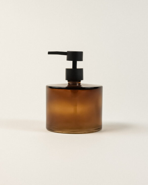 Pietra Amber Cam Sıvı Sabunluk (10 x 14 cm)