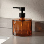 Pietra Amber Cam Sıvı Sabunluk (10 x 14 cm)
