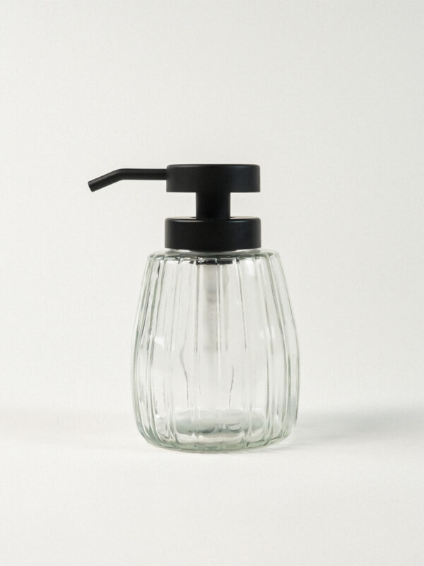 Mora Şeffaf Cam Sıvı Sabunluk (350 ml)