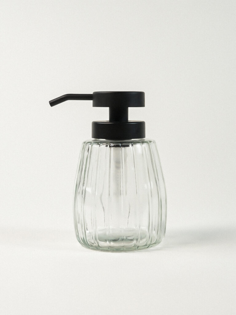 Mora Şeffaf Cam Sıvı Sabunluk (350 ml)