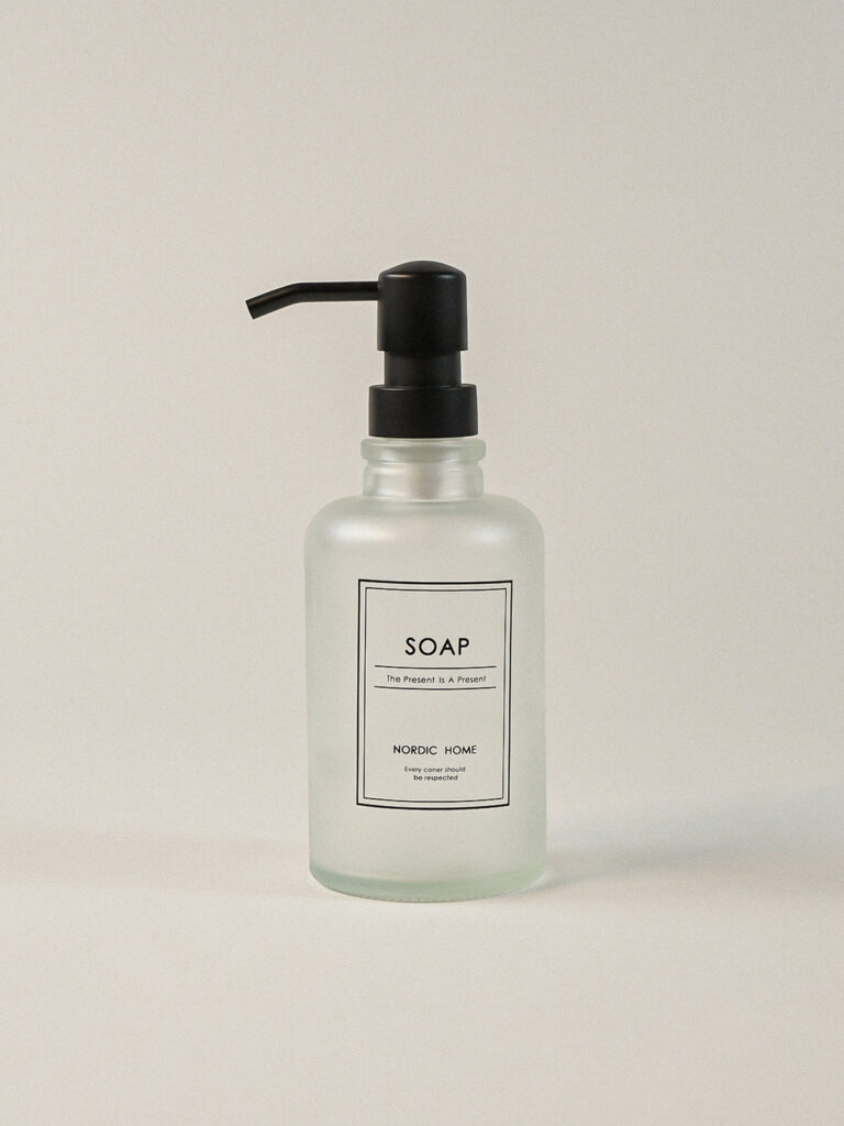 Nordic Buzlu Cam Sıvı Sabunluk