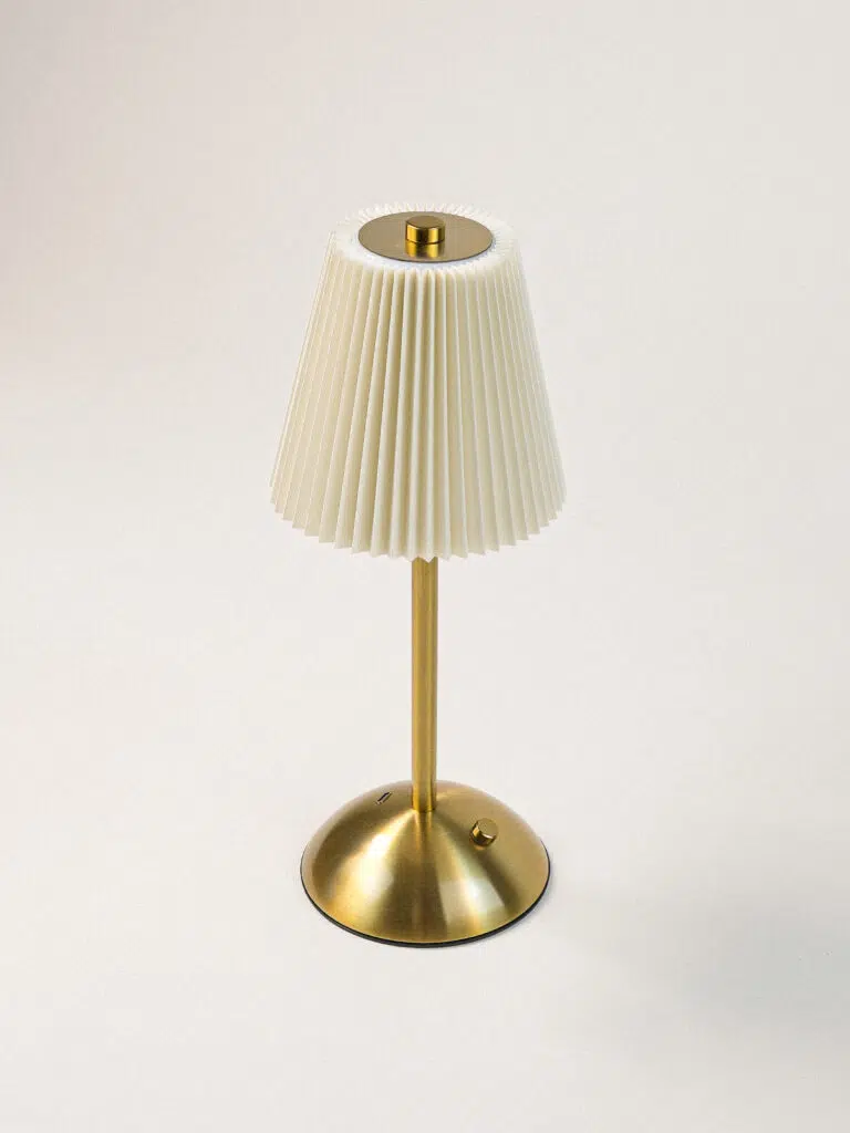 Kaelis Led Şarjlı Krem Masa Lambası (11 x 31 cm)