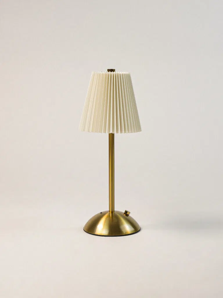 Kaelis Led Şarjlı Krem Masa Lambası (11 x 31 cm)