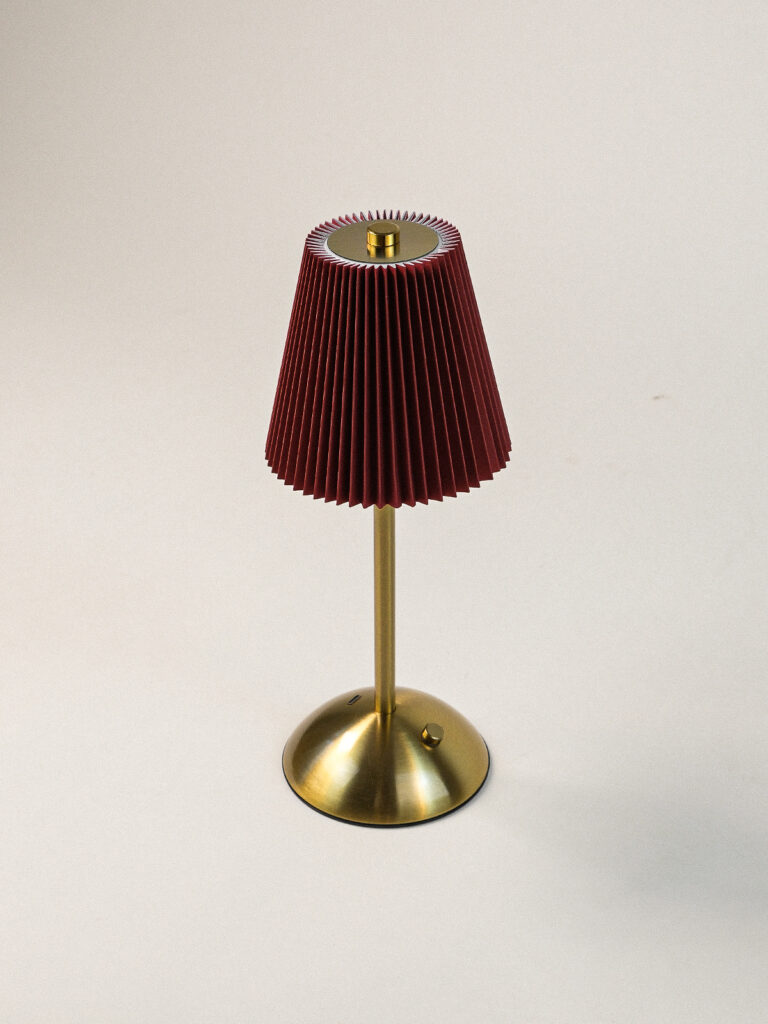 Kaelis Led Şarjlı Bordo Masa Lambası (11 x 31 cm)