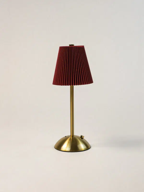 Kaelis Led Şarjlı Bordo Masa Lambası (11 x 31 cm)