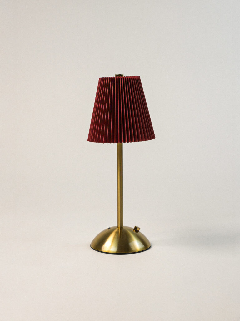 Kaelis Led Şarjlı Bordo Masa Lambası (11 x 31 cm)