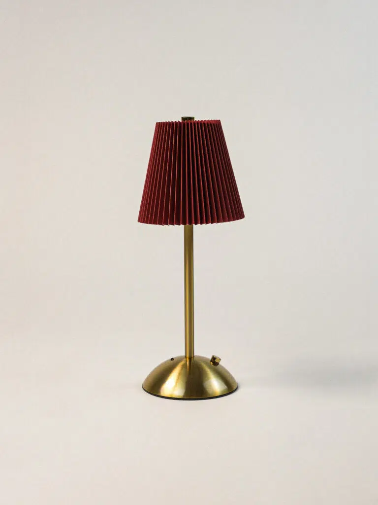 Kaelis Led Şarjlı Bordo Masa Lambası (11 x 31 cm)
