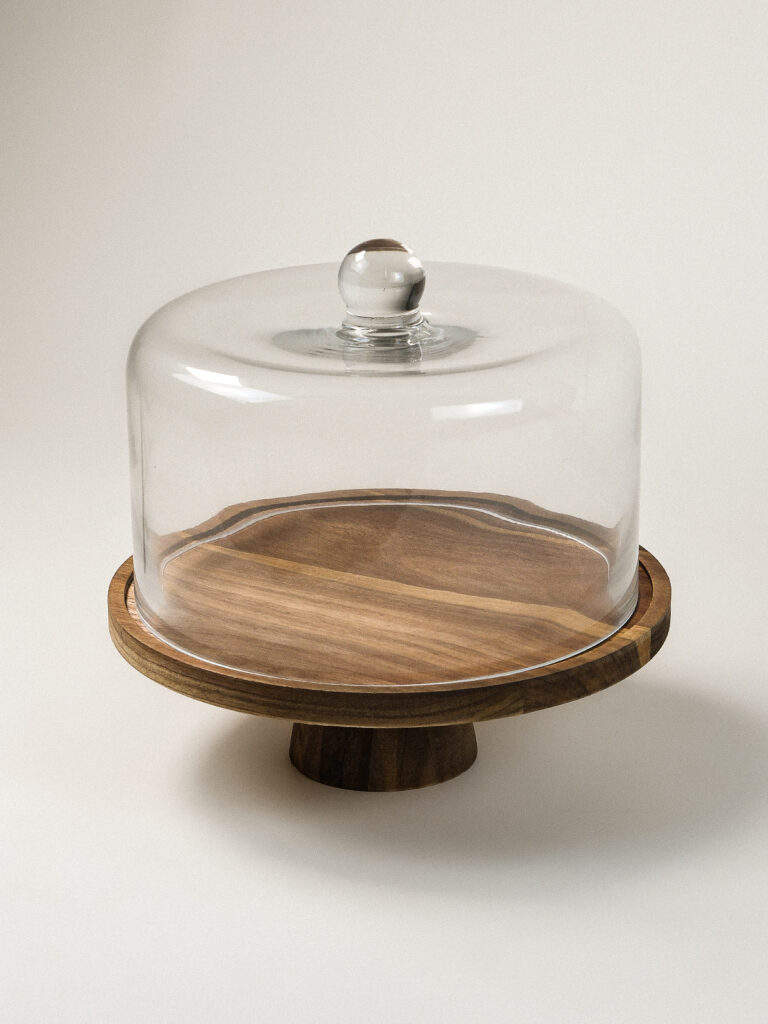 Elira Cam Akasya Pasta Standı