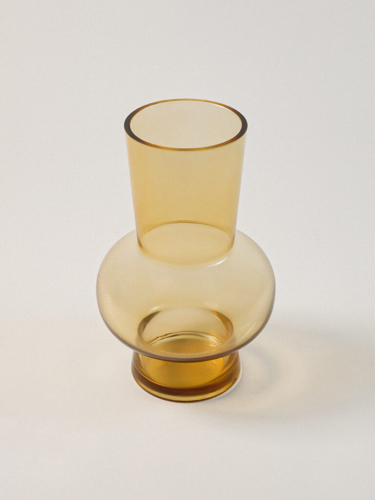 Evora Amber Cam Vazo (18 x 27 cm)